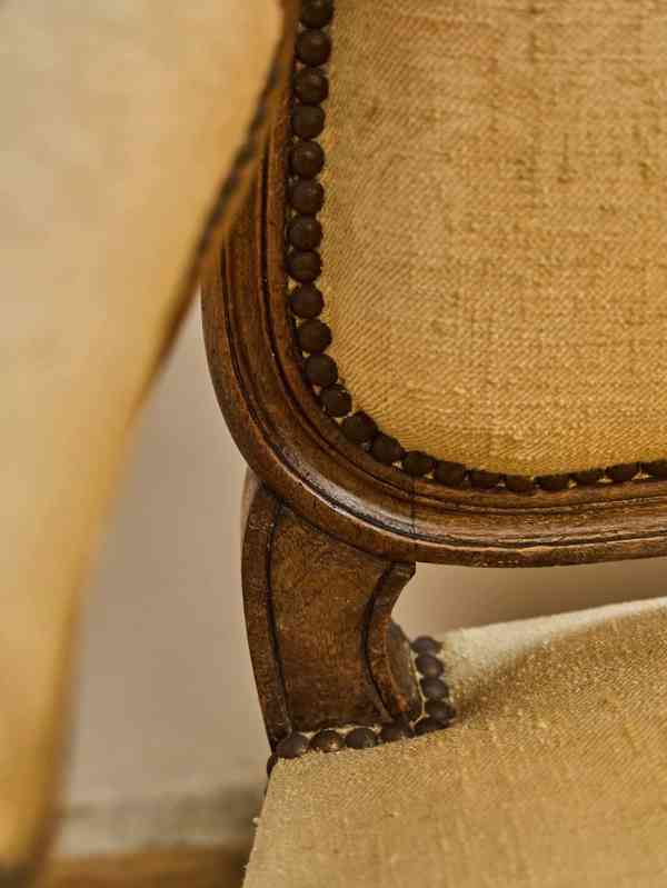 Velká starožitná sofa Ludvík XV - foto 9
