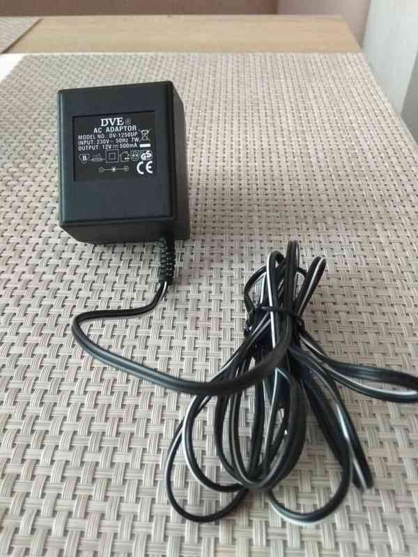 DVE AC adaptér DV-1250UP 12V 500mA - foto 3