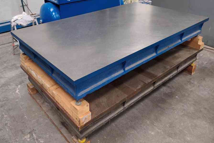 Příměrná kontrolní litinová tušírovací deska - foto 2