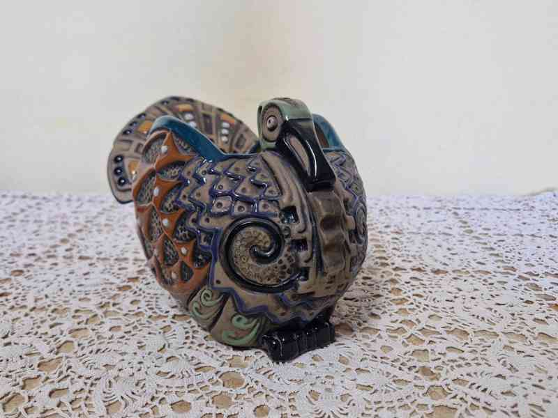 Nevídaná secesní Misa Krocan Amphora Teplice - foto 2