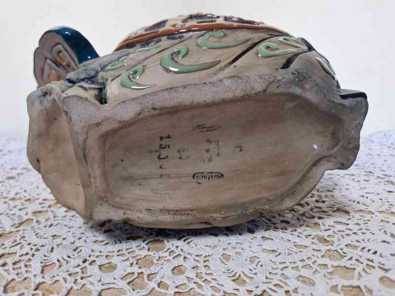 Nevídaná secesní Misa Krocan Amphora Teplice - foto 9