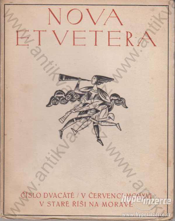 Nova et vetera Číslo dvacáté 1916 - foto 1