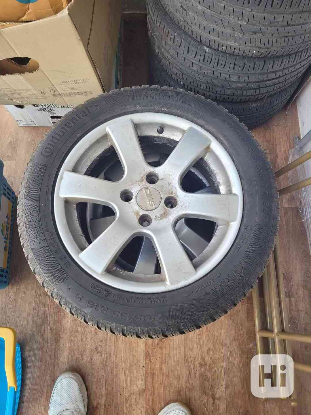 Prodám udržovaní elektrony  Peugeot rozměry 205/55/R16 H.  - foto 1