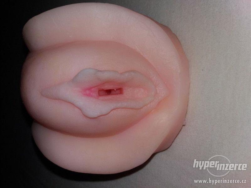 Realistická vibrační vagína se zvukovým doprovodem-sténání - foto 2