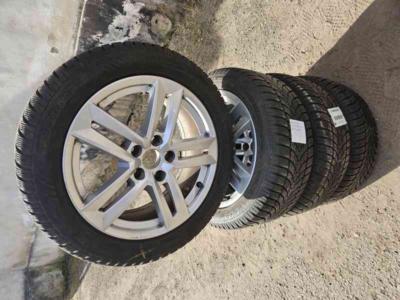 R17" 5x112 Audi A4 A6 7jx17 et42 číslo dílu 8W0601025P pneu - foto 2