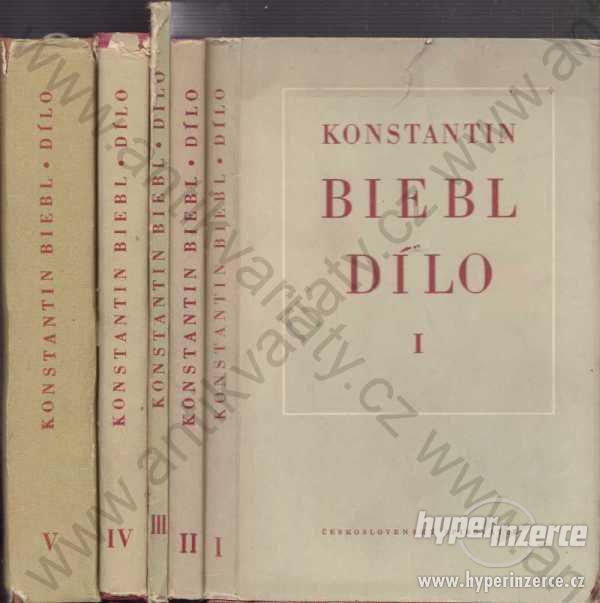 Konstantin Biebl Dílo I, II, III, IV, V - 5 svazů - foto 1