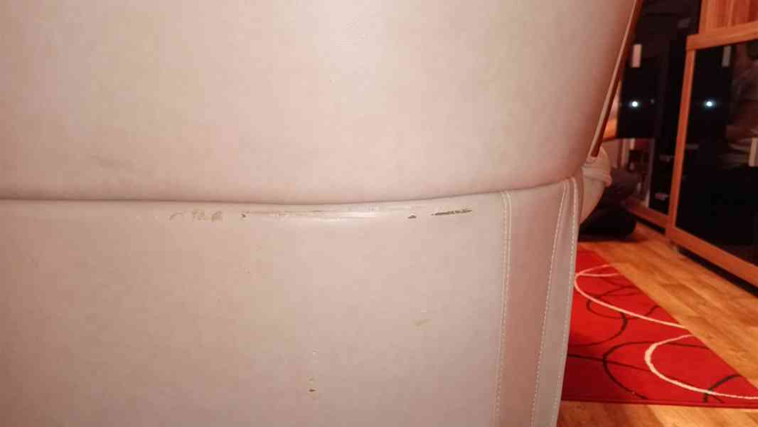 Kožená sedací souprava - sestava 3 částí - foto 13