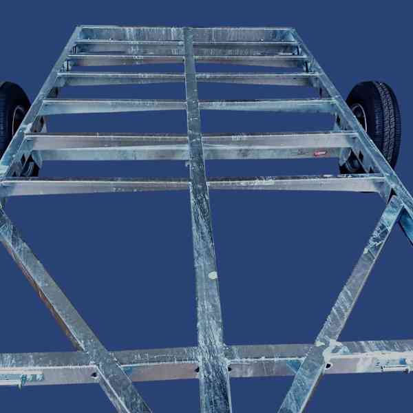 Přívěsný vozík bržděný 1300kg profi, NOVÝ, 3,0m x1,50, DPH - foto 17