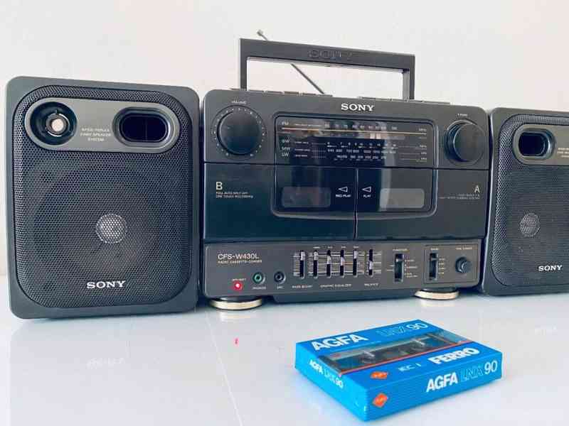 Radiomagnetofon Sony CFS W430L…1989 - foto 17