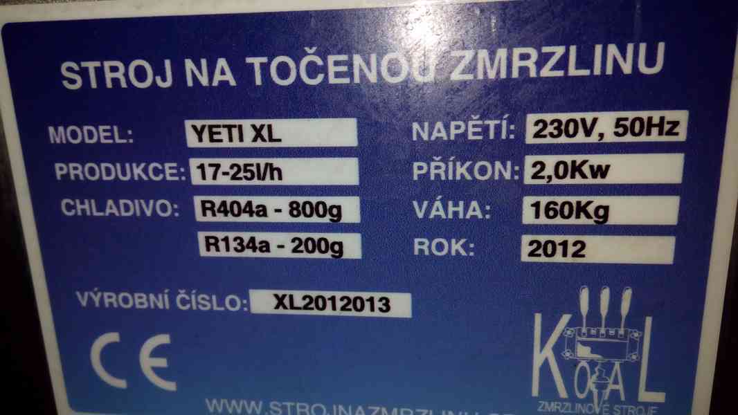 Stroj na točenou zmrzlinu - foto 12