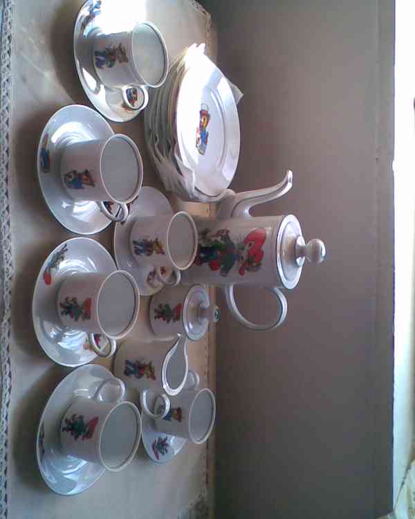 Retro nový dětský porcelán - foto 2