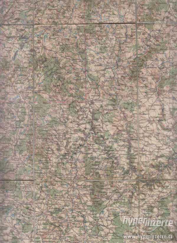 Jihlava 33°49° mapa 1:200.000 - foto 1