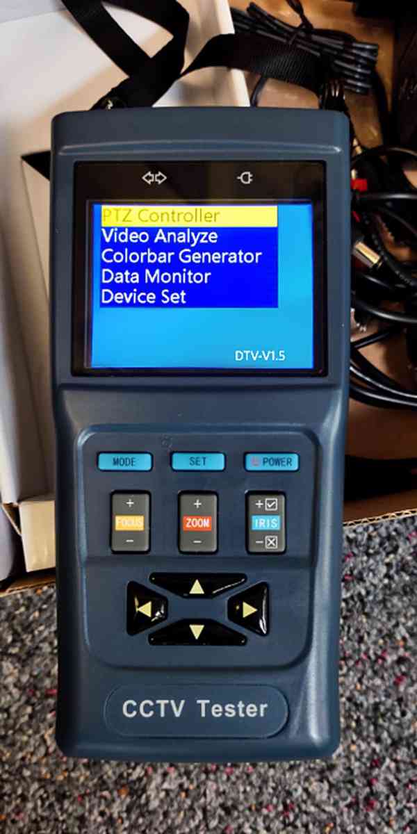 KAMEROVÝ TESTER - AHD + Analog ruční tester s LCD displejem - foto 8
