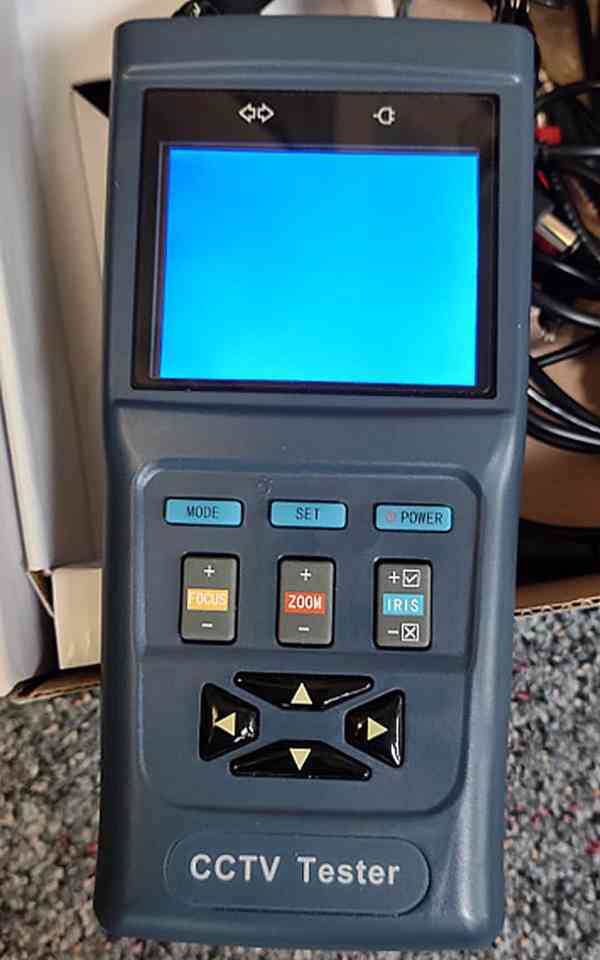 KAMEROVÝ TESTER - AHD + Analog ruční tester s LCD displejem - foto 7