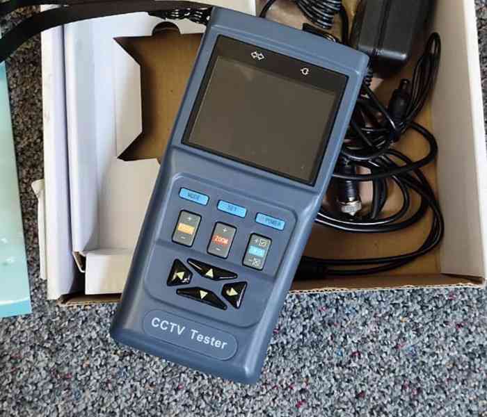KAMEROVÝ TESTER - AHD + Analog ruční tester s LCD displejem - foto 4