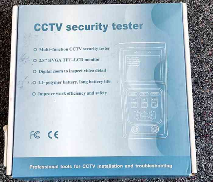 KAMEROVÝ TESTER - AHD + Analog ruční tester s LCD displejem - foto 2