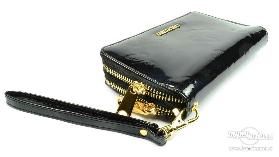 Dámská černá peněženka s krabičkou - foto 1
