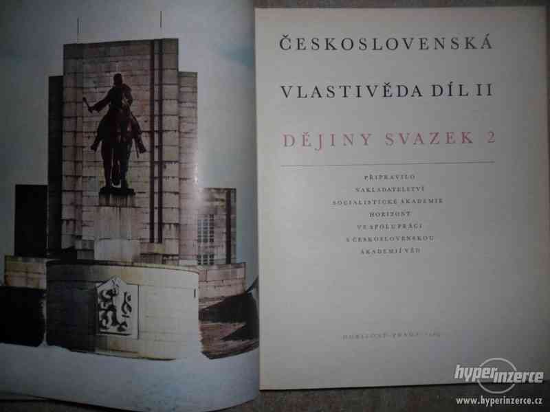 Československá vlastivěda  díl II - Dějiny 1 a 2 - foto 4