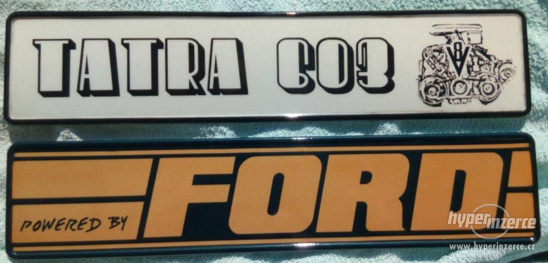 Nabízím malované SPZ na přání - foto 1