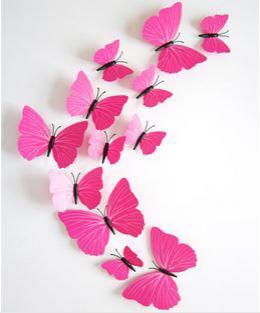 Dekorační 3D motýli- AKCE - foto 1
