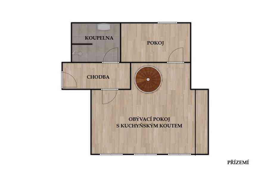 PRONÁJEM MEZONETOVÉHO BYTU 4+KK U VYŠKOVA - foto 19