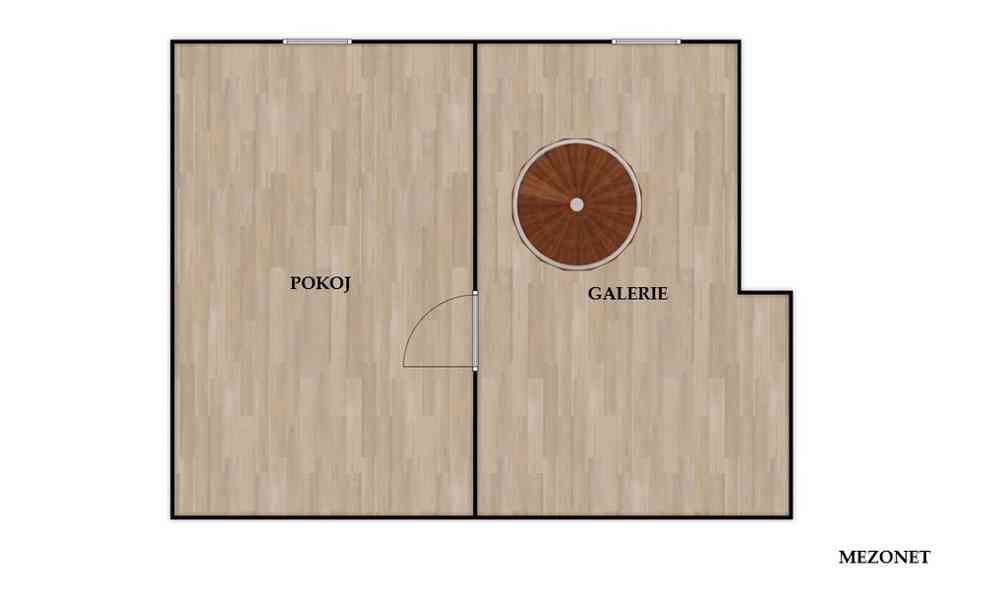 PRONÁJEM MEZONETOVÉHO BYTU 4+KK U VYŠKOVA - foto 18