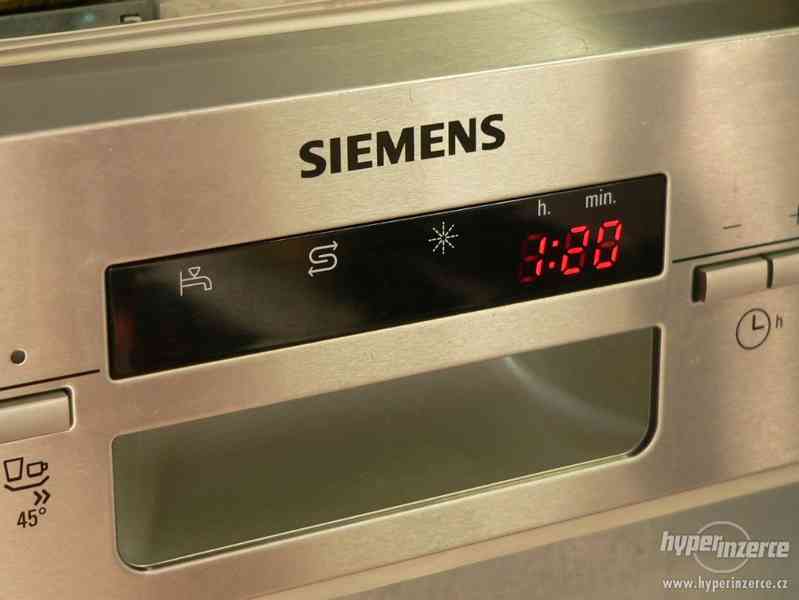 Vestavná nerezová myčka Siemens SN54M585, tři koše - foto 5