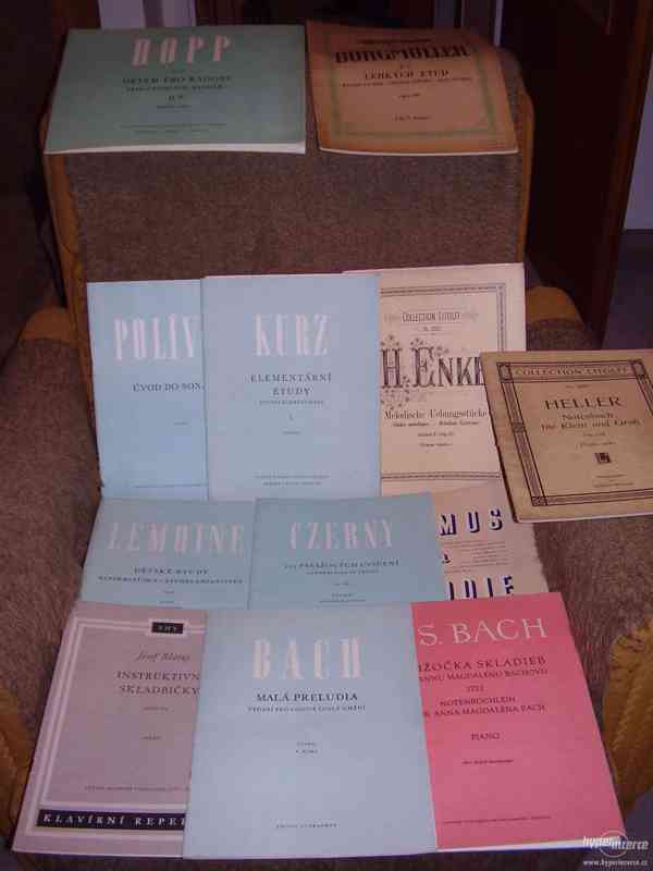 Zachovalé notové sešity hry na klavír - vydání 1894-1950 - foto 1