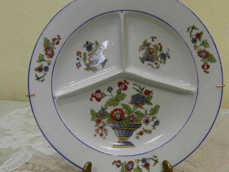 Zajímavý trojdílný Talíř miska Kabaret Union K Klášterec  - foto 2