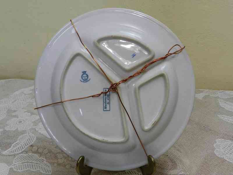 Zajímavý trojdílný Talíř miska Kabaret Union K Klášterec  - foto 5