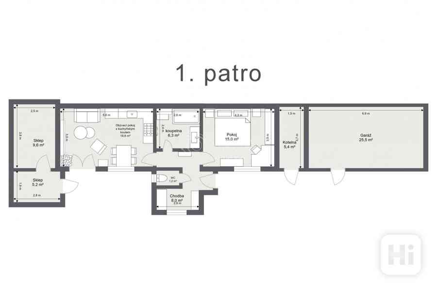 Prodej rodinného domu 149 m2 s garáží a zahradou 522 m2, Průběžná, Kosoř - foto 24