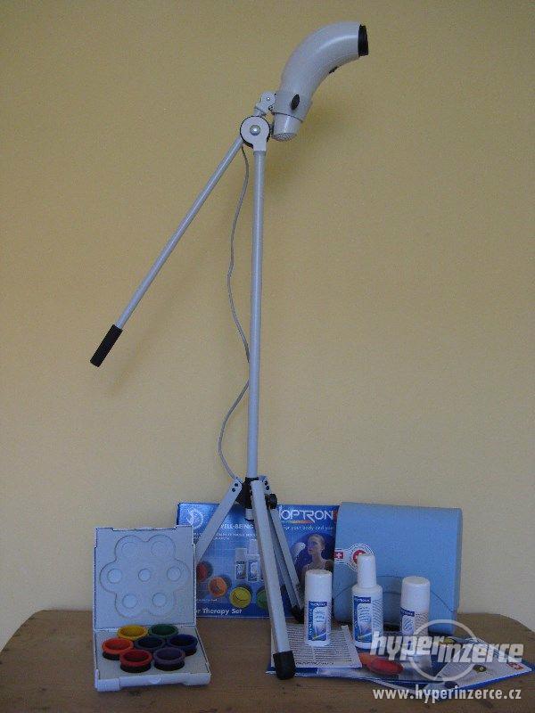 Bioptronová lampa compact III, stojan,barevné filtry,krémy - foto 2