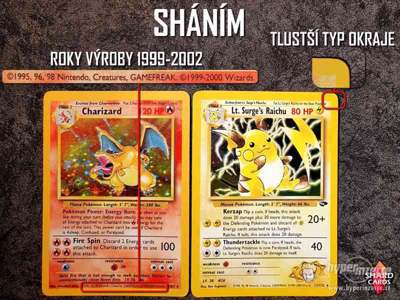 Pokemon TCG - koupím staré karty ideálně roky 1999 - 2006 - foto 4