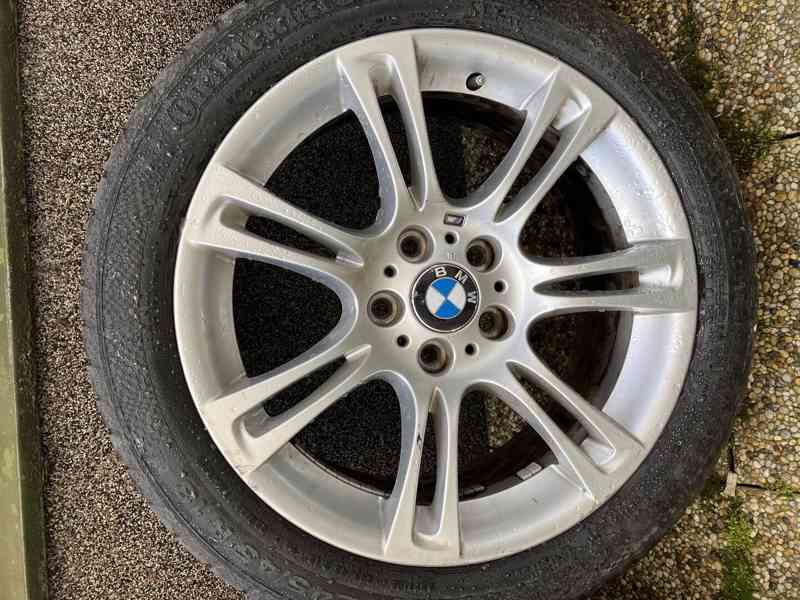 Originál alu Kola R18 BMW, letní pneu Continental 245/45/18 - bazar ...