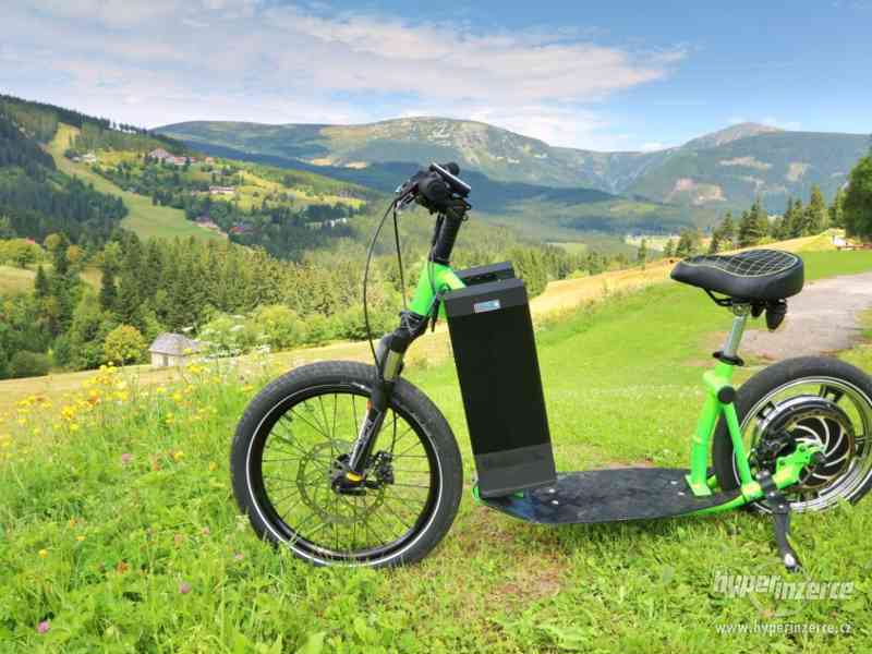 Elektro koloběžka Baby Bike 1kW, 20,3Ah, dojezd až 100 km - foto 1