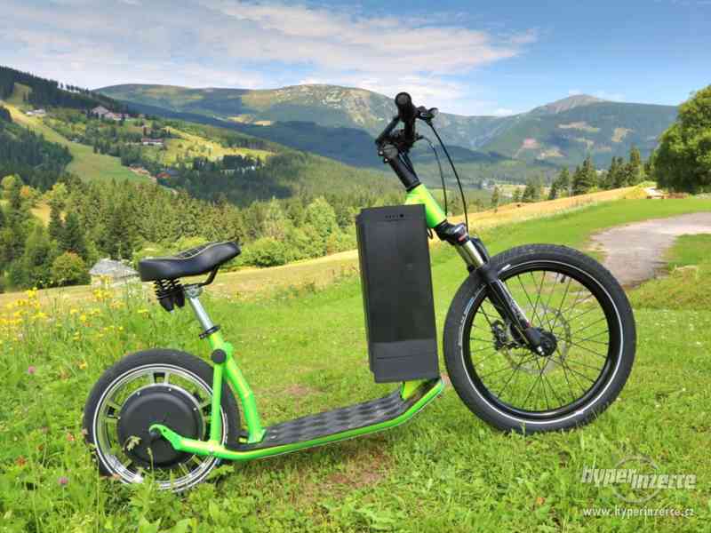 Elektro koloběžka Baby Bike 1kW, 20,3Ah, dojezd až 100 km - foto 2