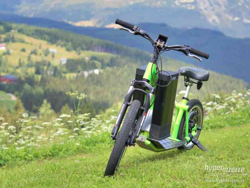 Elektro koloběžka Baby Bike 1kW, 20,3Ah, dojezd až 100 km - foto 3