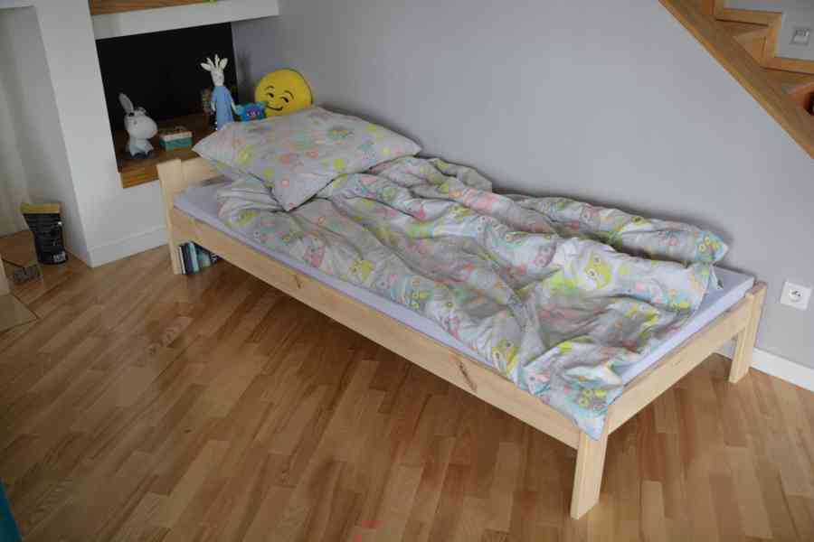 drevena postel 80x200 jednoluzkova rost jednoluzko - foto 1