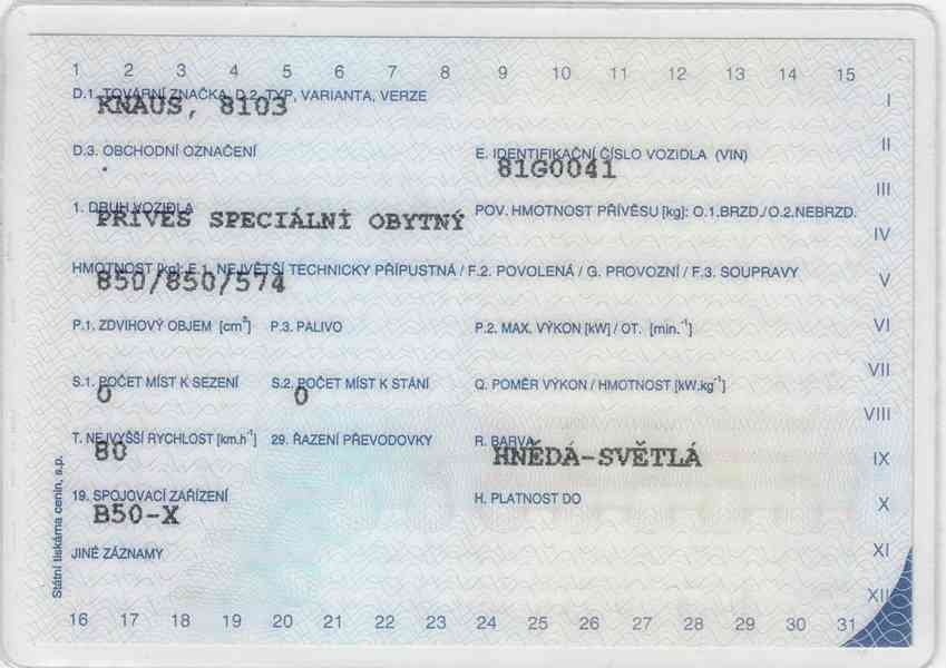 Lehký Knaus pro čtyři osoby, nová STK v ceně.  - foto 16