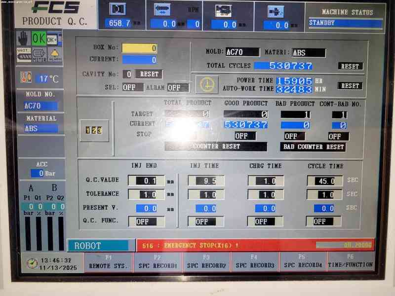  Vstřikovací stroj FCS SD-600MSV - foto 4