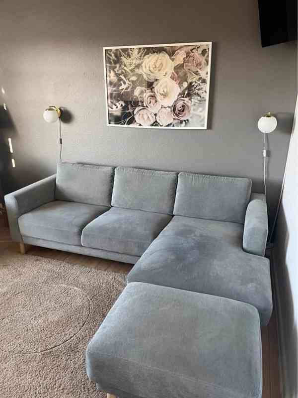 Pohovka ve tvaru L, Téměř nový stav: - foto 2