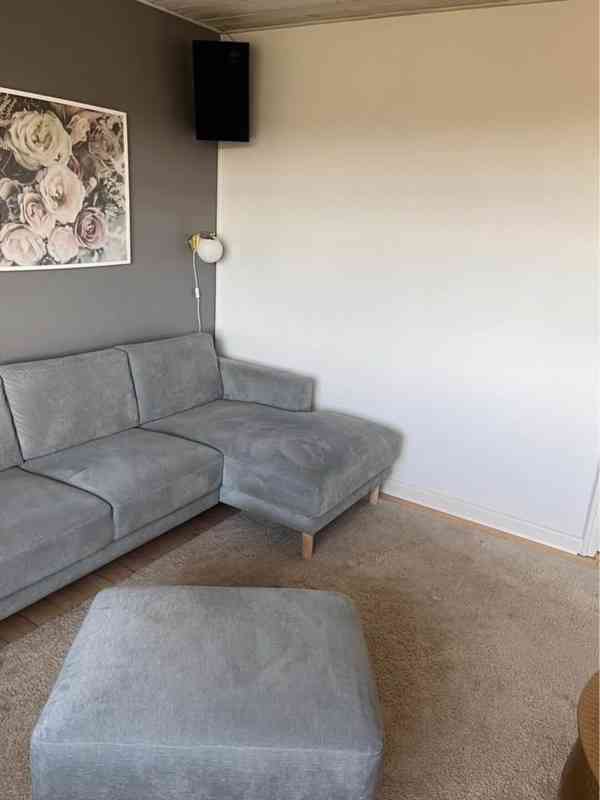 Pohovka ve tvaru L, Téměř nový stav: - foto 3