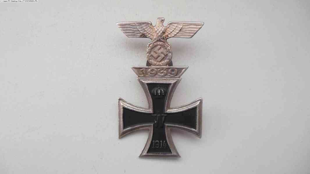 Německý železný kříž 1. třídy s opakovací sponou 1939