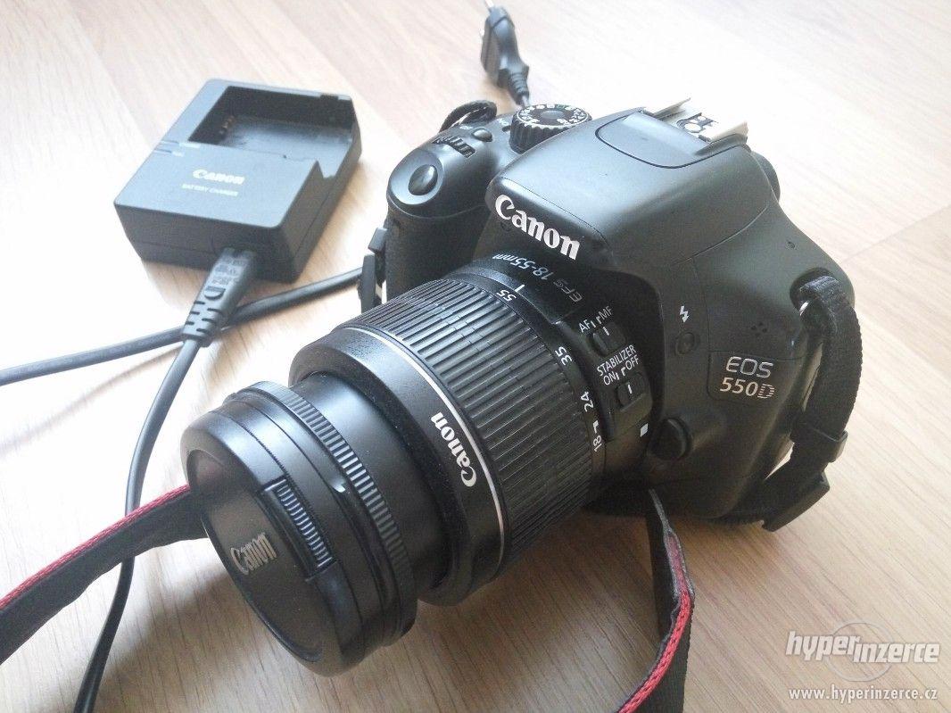 Canon EOS 550D + objektiv 18-55mm - foto 1
