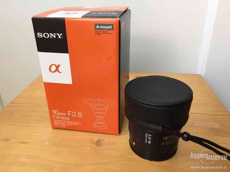 Objektiv Sony SAL 16mm F2.8 FishEye - foto 2