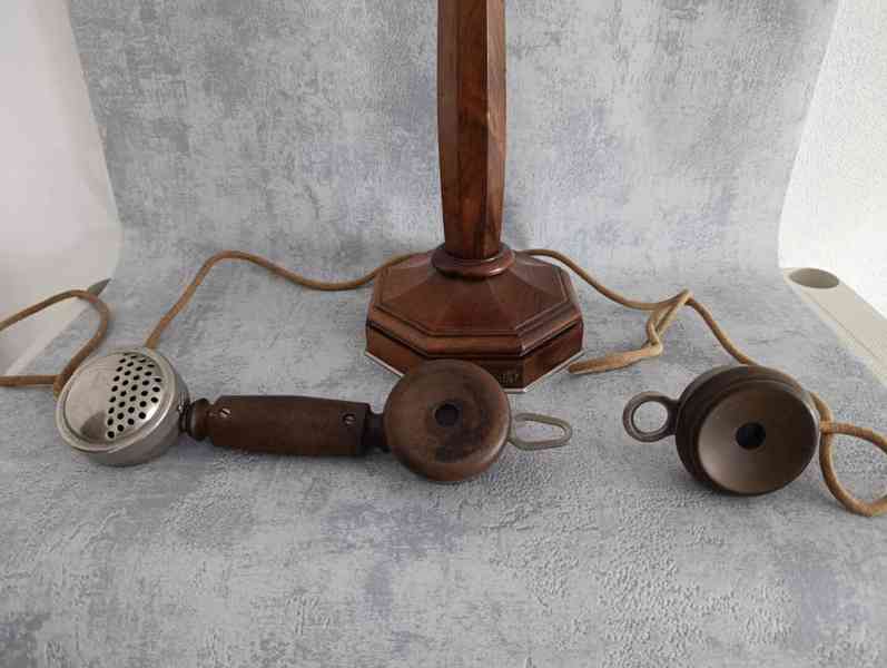 Starý krásný thistoricky telefon GRAMMONT se štítkem - foto 10