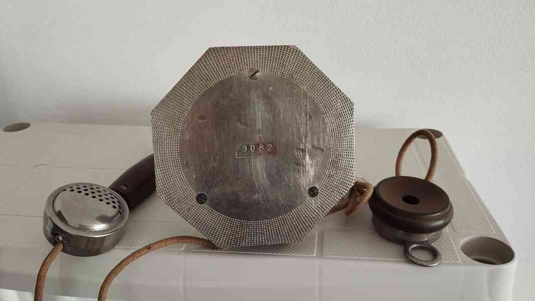 Starý krásný thistoricky telefon GRAMMONT se štítkem - foto 4