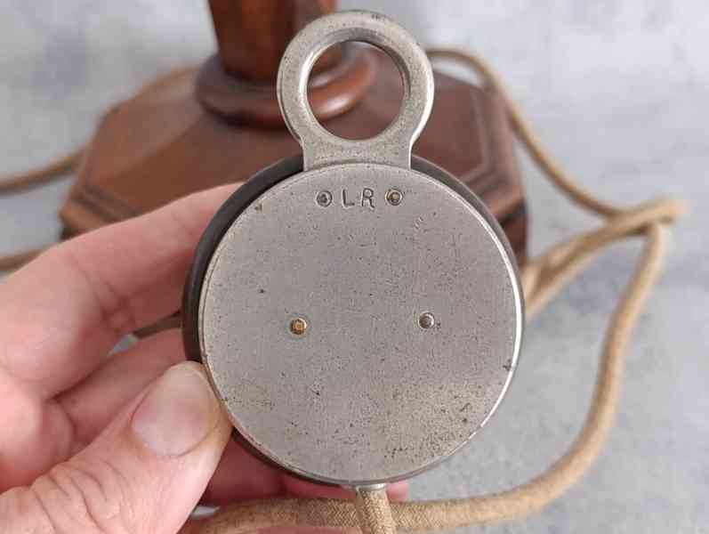 Starý krásný thistoricky telefon GRAMMONT se štítkem - foto 14