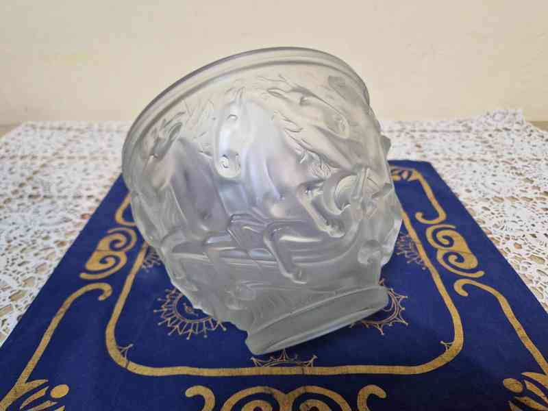 Krásný Art deco květník květináč Koně Schlevogt - foto 6