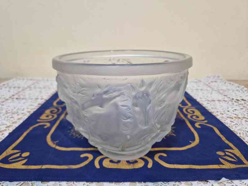 Krásný Art deco květník květináč Koně Schlevogt - foto 3